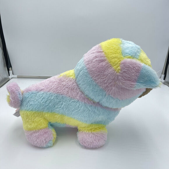 Amuse Collection Mameshiba Rainbow Bulldog 14" Plush - Picture 4 of 7